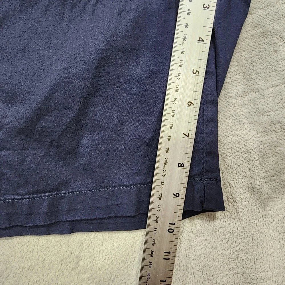 Dā-sh Shorts Mens S Blue Cargo Stretch Canvas Elastic Waist 10 Inseam Casual